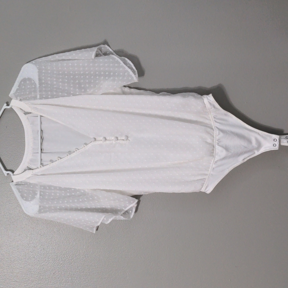 Abercrombie and Fitch white bodysuit